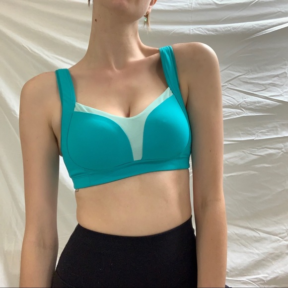 LuluLemon Adjustable Teal Sports Bra - Picture 4 of 9